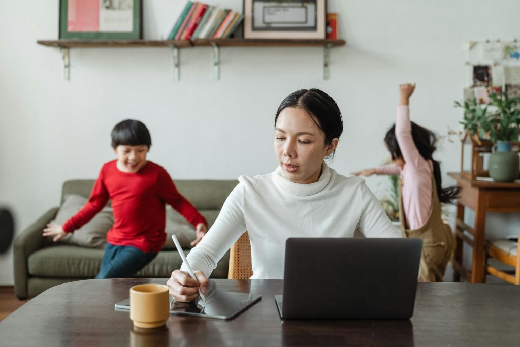 coaching maman enfants travail